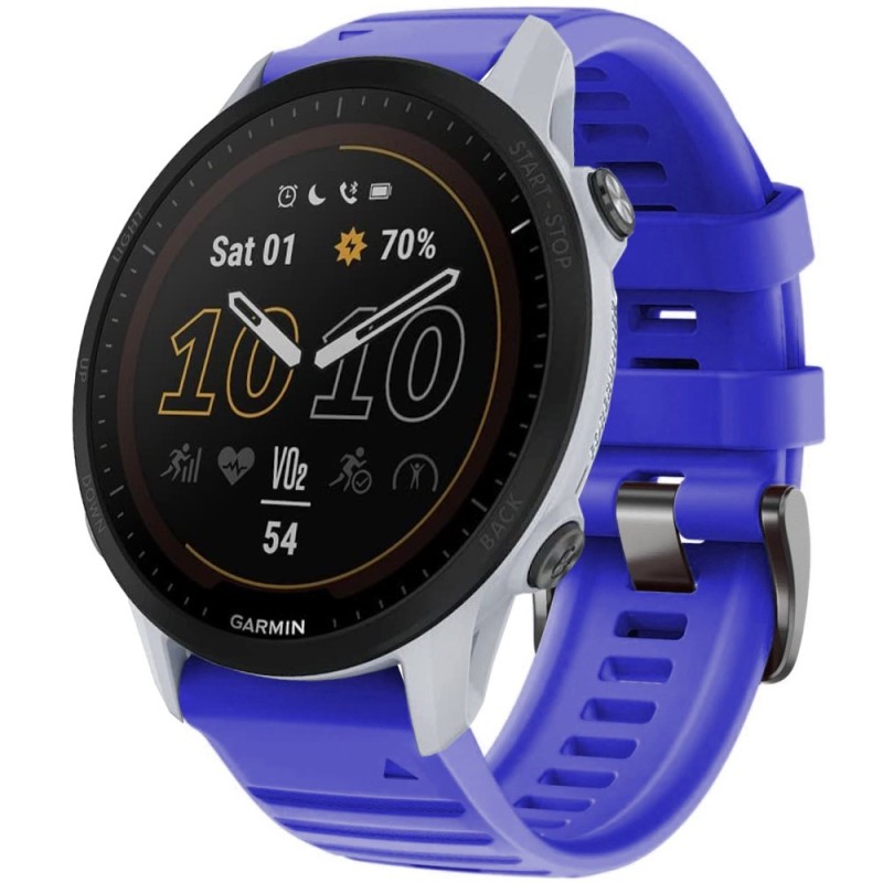 Estuyoya Correa Deportiva silicona Full Color Garmin Forerunner 955 Azul