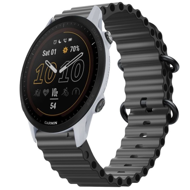 Estuyoya Correa silicona Ocean Garmin Forerunner 955 negro