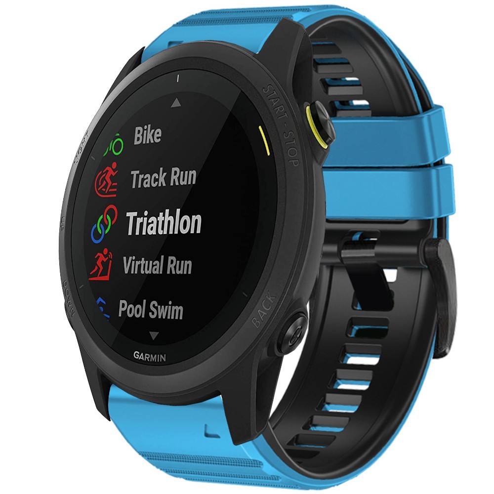 Estuyoya Correa silicona Deporte Garmin Forerunner 745 Azul