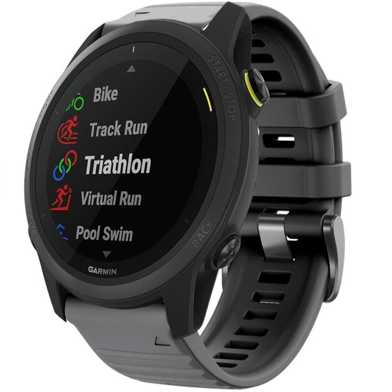 Estuyoya Correa Deportiva silicona Full Color Garmin Forerunner 745 Negro