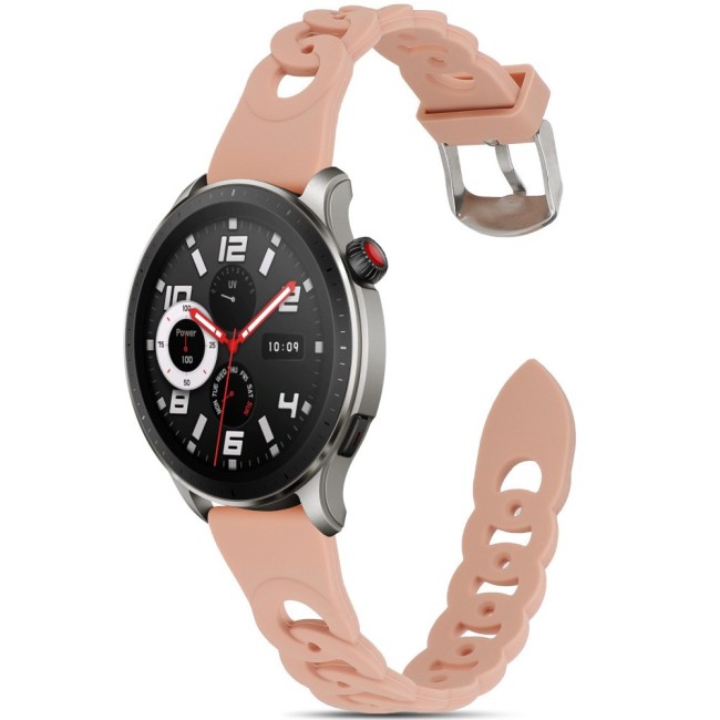 Estuyoya Correa silicona Diseño Cadena Amazfit GTR 4 Rosa