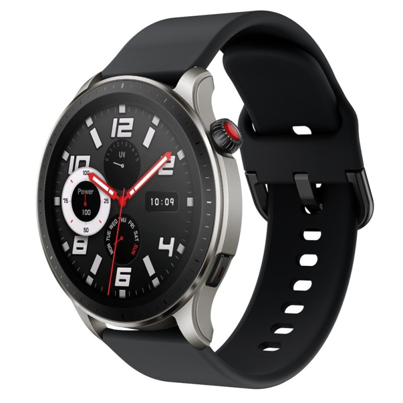 Estuyoya Correa silicona Hebilla Amazfit GTR 4 Negro