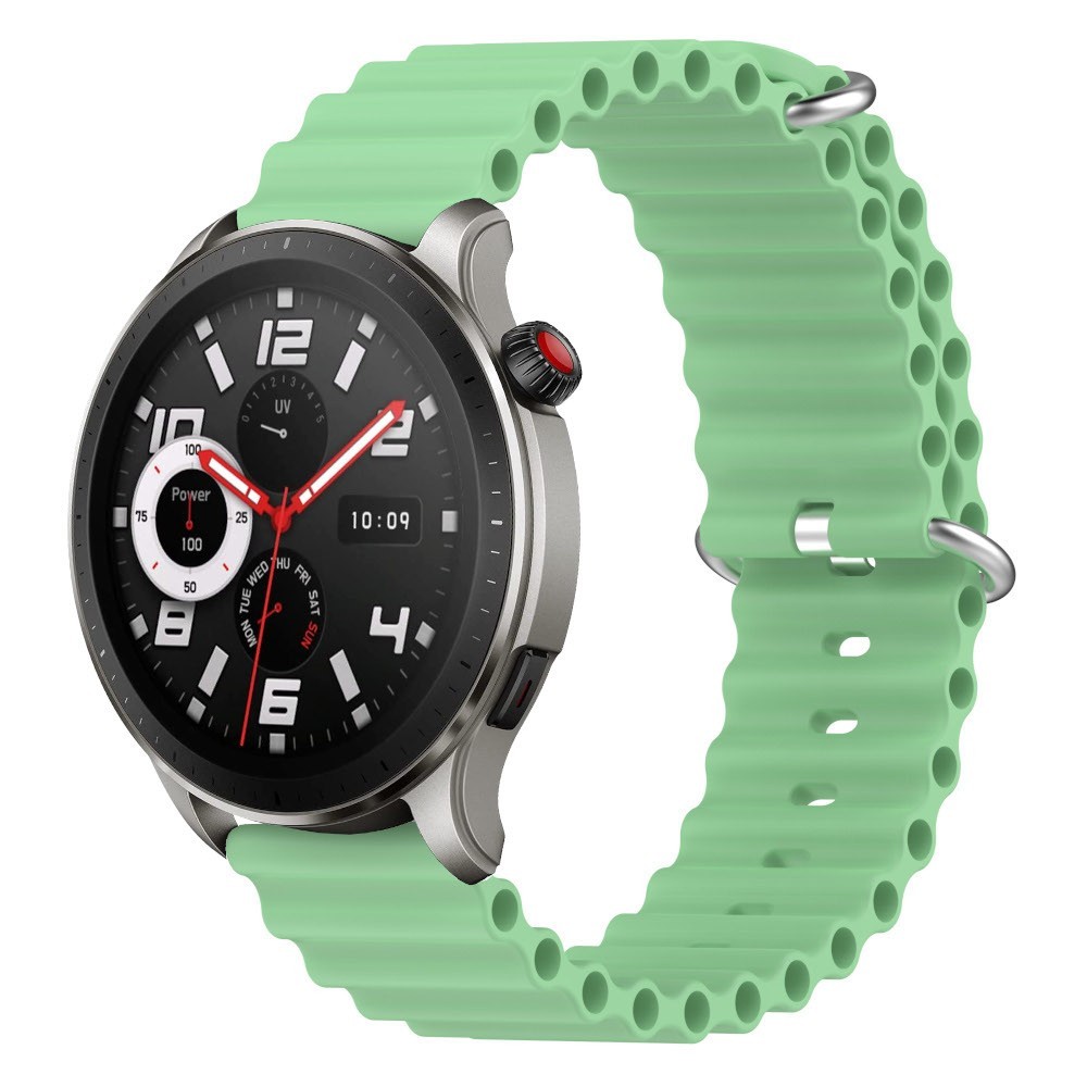 Estuyoya Correa silicona Ocean Amazfit GTR 4 verde claro