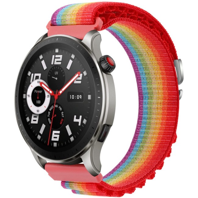 Estuyoya Correa loop nylon Amazfit GTR 4 Rainbow