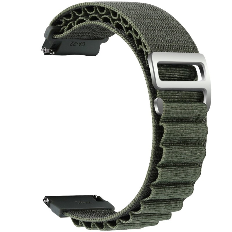 Estuyoya Correa loop nylon Amazfit GTR 4 Verde Militar