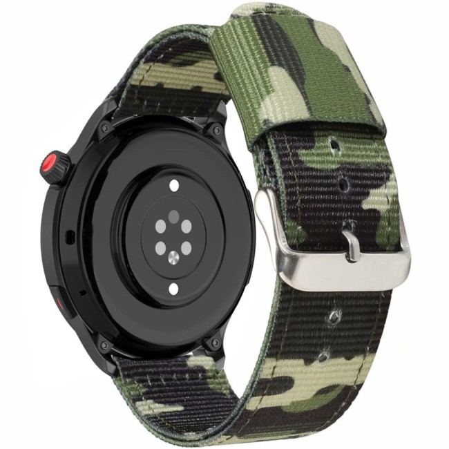 Estuyoya Correa nylon Amazfit GTR 4 Camuflaje Verde