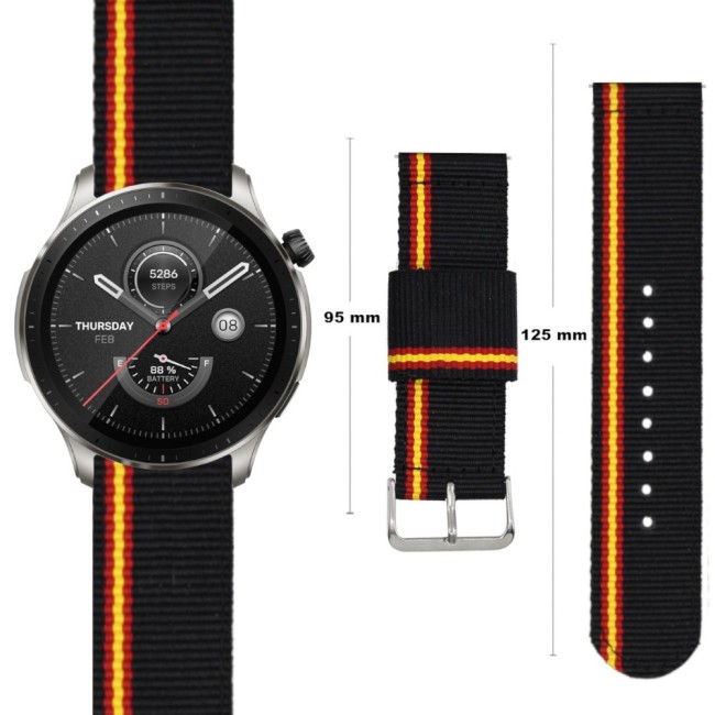 Estuyoya Correa nylon Amazfit GTR 4 España lineblack