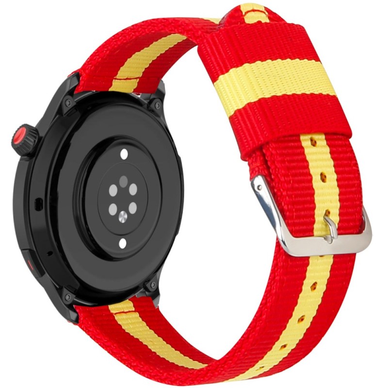 Estuyoya Correa nylon Amazfit GTR 4 España rojigualda