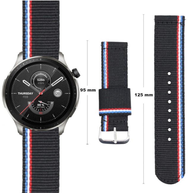 Estuyoya Correa nylon Amazfit GTR 4 Francia line