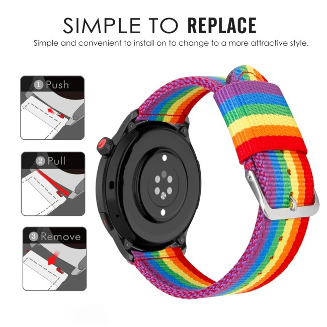 Estuyoya Correa nylon Amazfit GTR 4 lgtbi