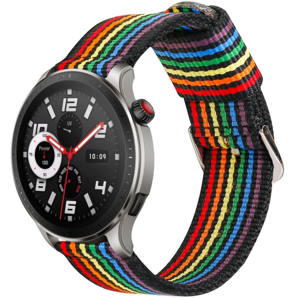 Estuyoya Correa nylon Amazfit GTR 4 lgtbi black