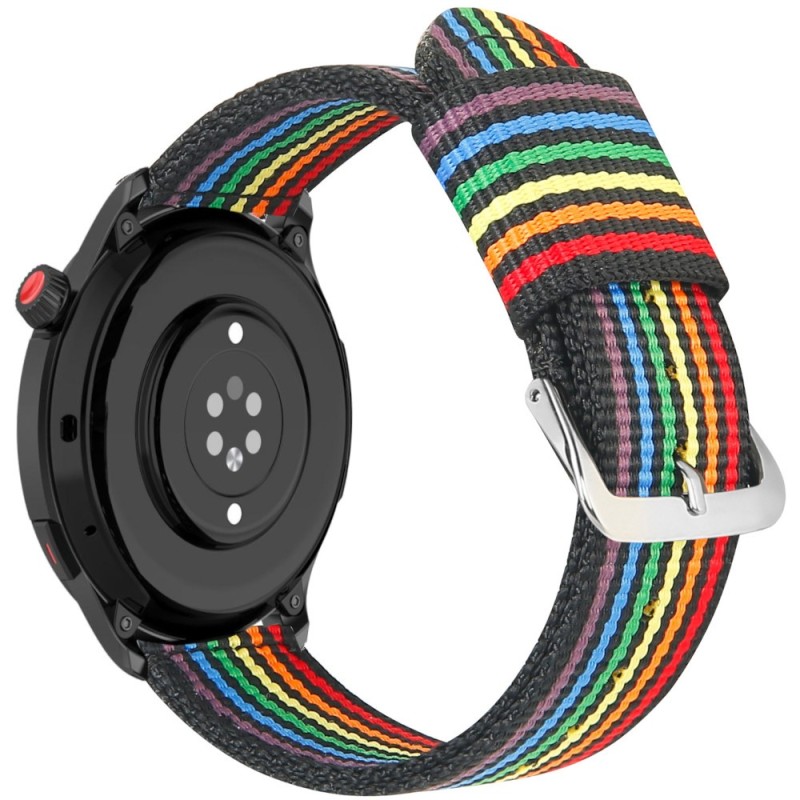 Estuyoya Correa nylon Amazfit GTR 4 lgtbi black