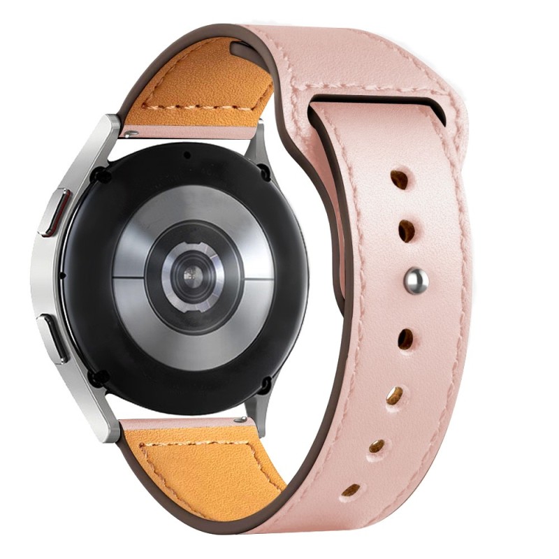 Estuyoya Correa cuero Bucle Amazfit GTR 4 rosa