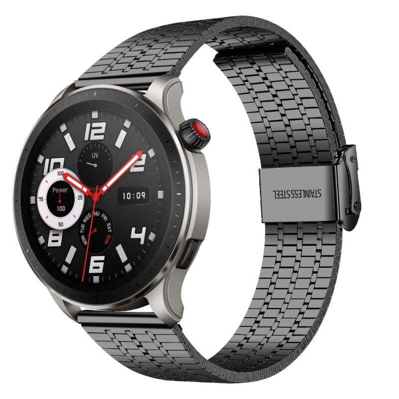 Estuyoya Correa acero Flexible Amazfit GTR 4 negro