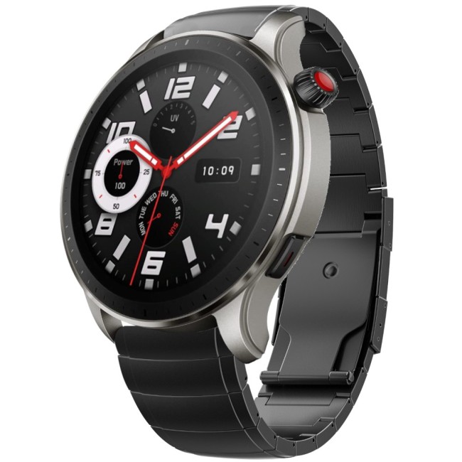 Estuyoya Correa acero Luxury Amazfit GTR 4 negro