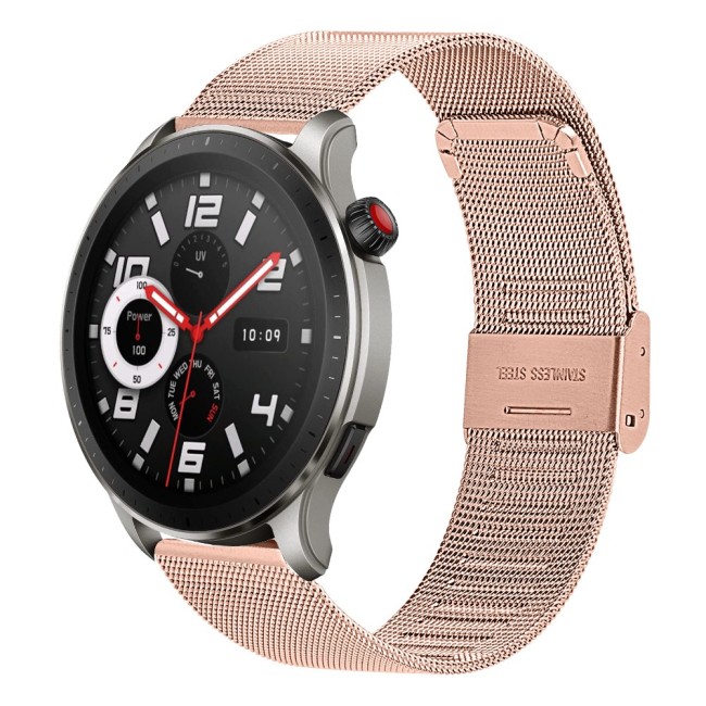 Estuyoya Correa Milanesa Amazfit GTR 4 oro rosa