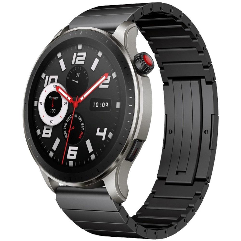 Estuyoya Correa Titanio Amazfit GTR 4 gris,titanio