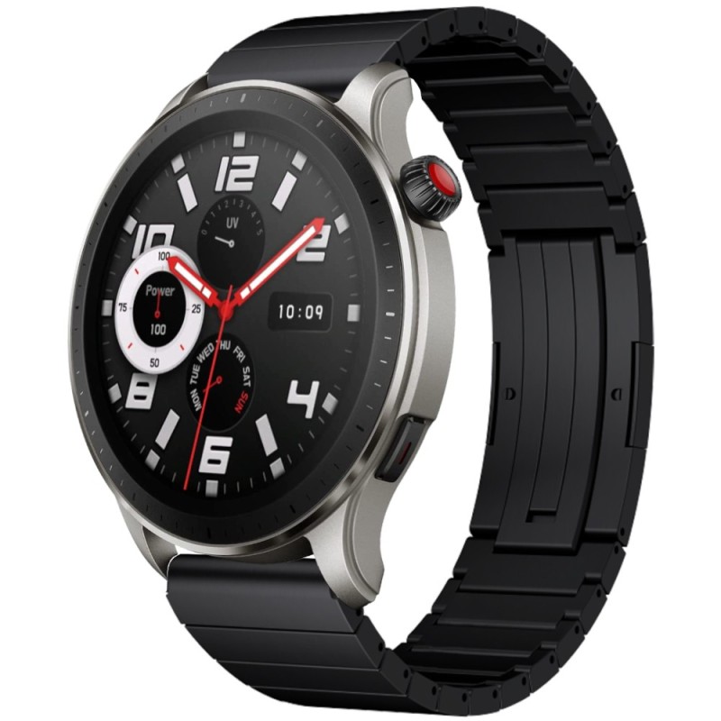 Estuyoya Correa Titanio Amazfit GTR 4 negro