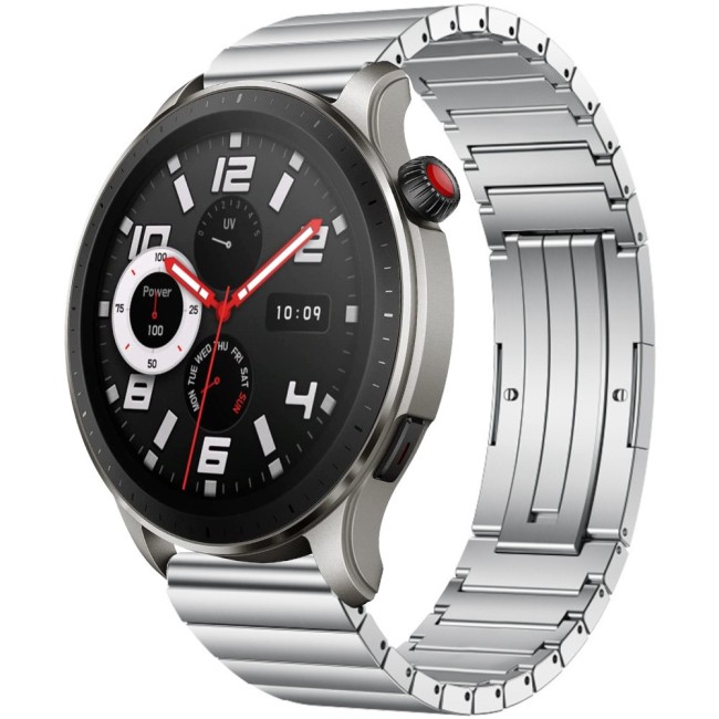 Estuyoya Correa Titanio Amazfit GTR 4 plata