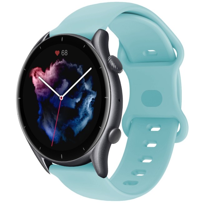 Estuyoya Correa silicona Doble Cierre Amazfit GTR 3 (Pro) Azul Claro