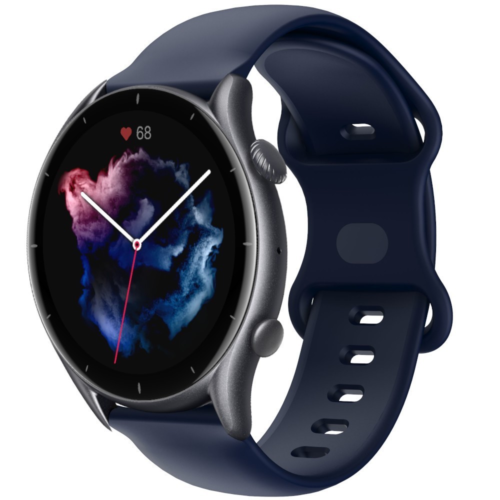 Estuyoya Correa silicona Doble Cierre Amazfit GTR 3 (Pro) Azul Oscuro