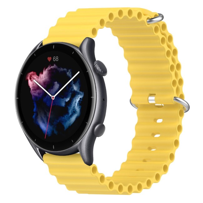 Estuyoya Correa silicona Ocean Amazfit GTR 3 (Pro) amarillo