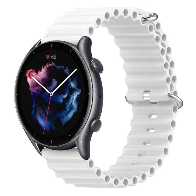 Estuyoya Correa silicona Ocean Amazfit GTR 3 (Pro) blanco