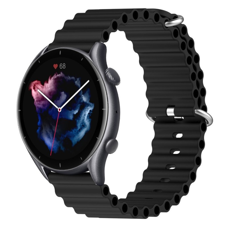 Estuyoya Correa silicona Ocean Amazfit GTR 3 (Pro) negro