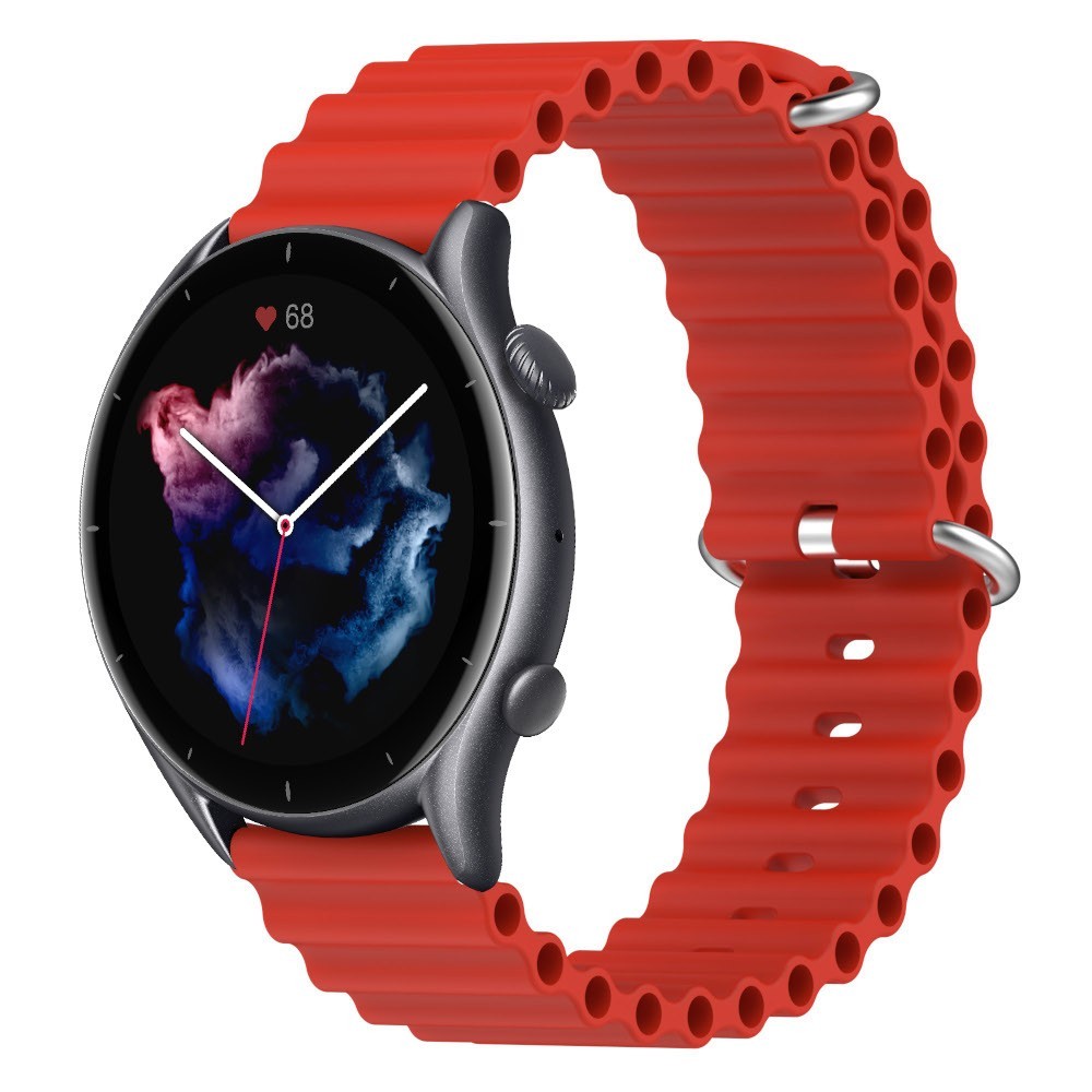 Estuyoya Correa silicona Ocean Amazfit GTR 3 (Pro) rojo