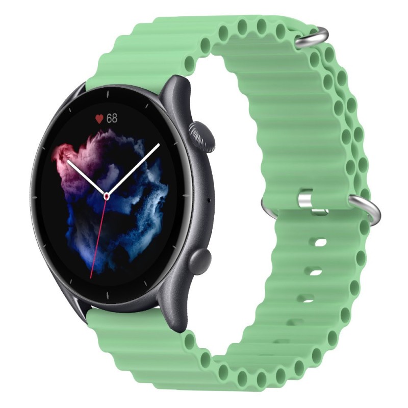 Estuyoya Correa silicona Ocean Amazfit GTR 3 (Pro) verde claro