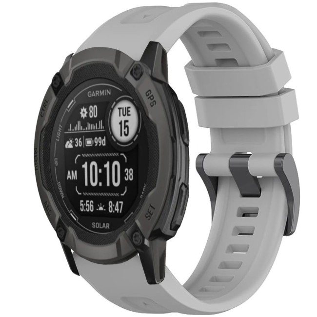 Estuyoya Correa silicona Básica Sport Garmin Instinct 2X Gris