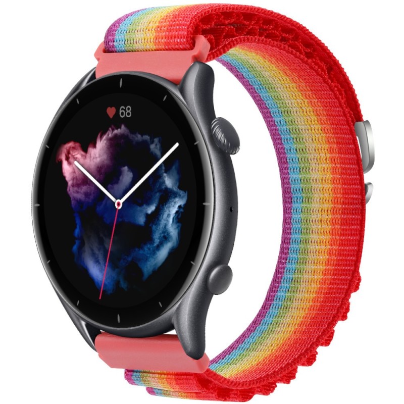 Estuyoya Correa loop nylon Amazfit GTR 3 (Pro) Rainbow