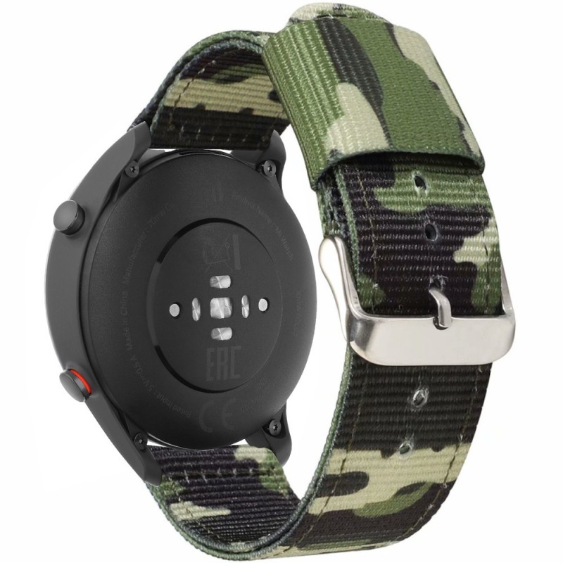 Estuyoya Correa nylon Amazfit GTR 3 (Pro) Camuflaje Verde