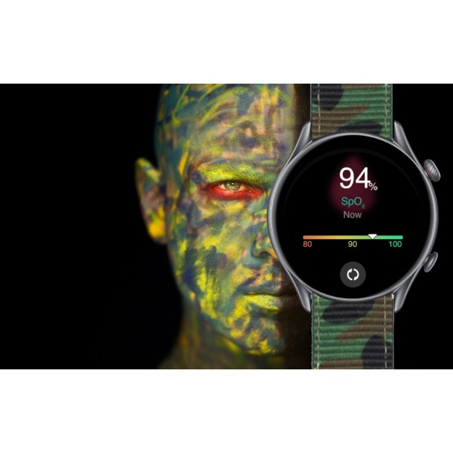 Estuyoya Correa nylon Amazfit GTR 3 (Pro) Camuflaje Verde