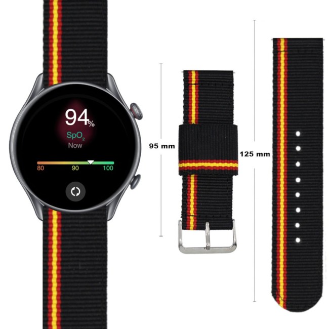 Estuyoya Correa nylon Amazfit GTR 3 (Pro) España lineblack