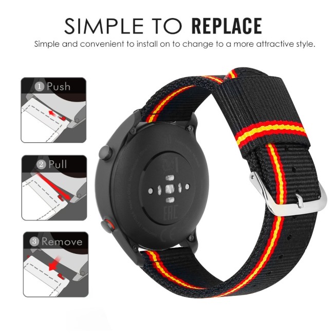 Estuyoya Correa nylon Amazfit GTR 3 (Pro) España lineblack