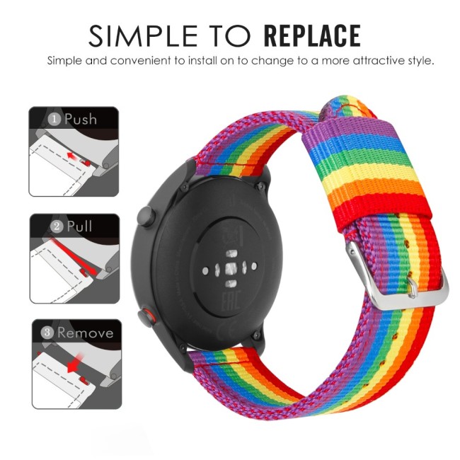 Estuyoya Correa nylon Amazfit GTR 3 (Pro) lgtbi