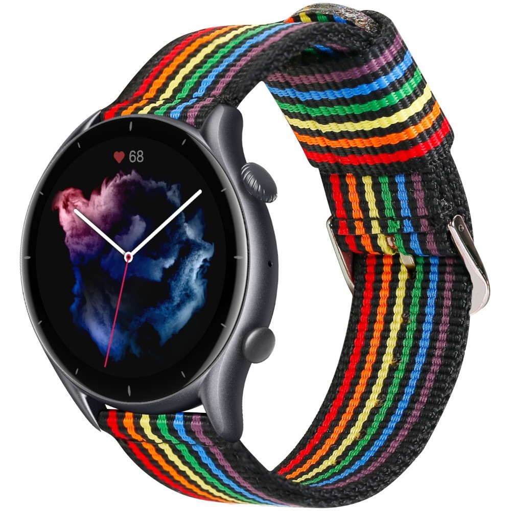 Estuyoya Correa nylon Amazfit GTR 3 (Pro) lgtbi black