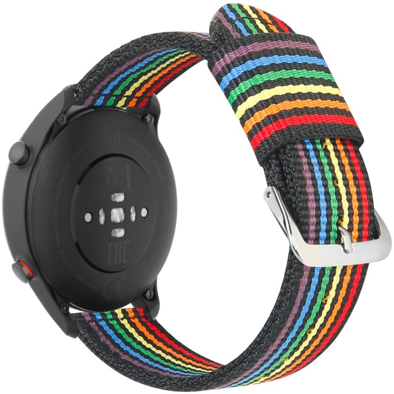 Estuyoya Correa nylon Amazfit GTR 3 (Pro) lgtbi black