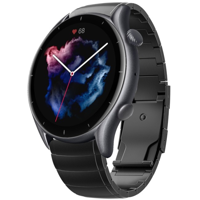 Estuyoya Correa acero Luxury Amazfit GTR 3 (Pro) negro