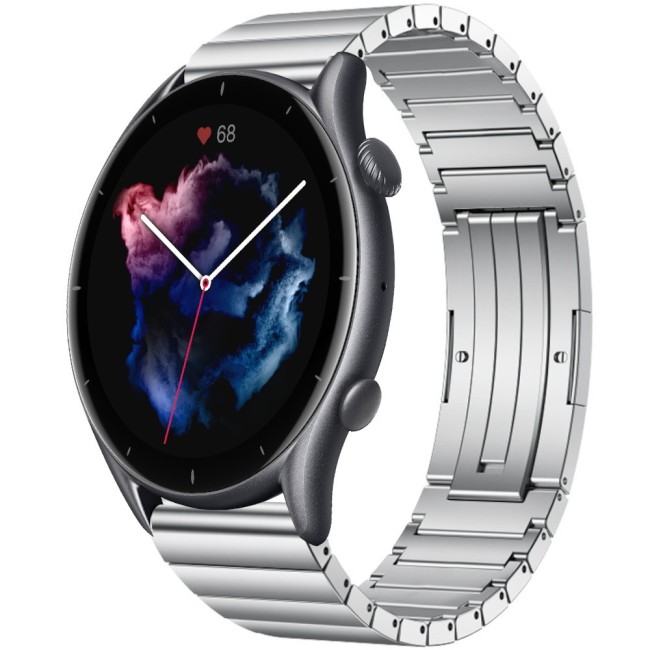 Estuyoya Correa Titanio Amazfit GTR 3 (Pro) plata