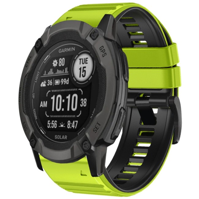 Estuyoya Correa silicona Deporte Garmin Instinct 2X Verde Lima