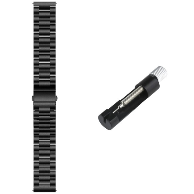 Estuyoya Correa metal acero Amazfit GTS 3 negro