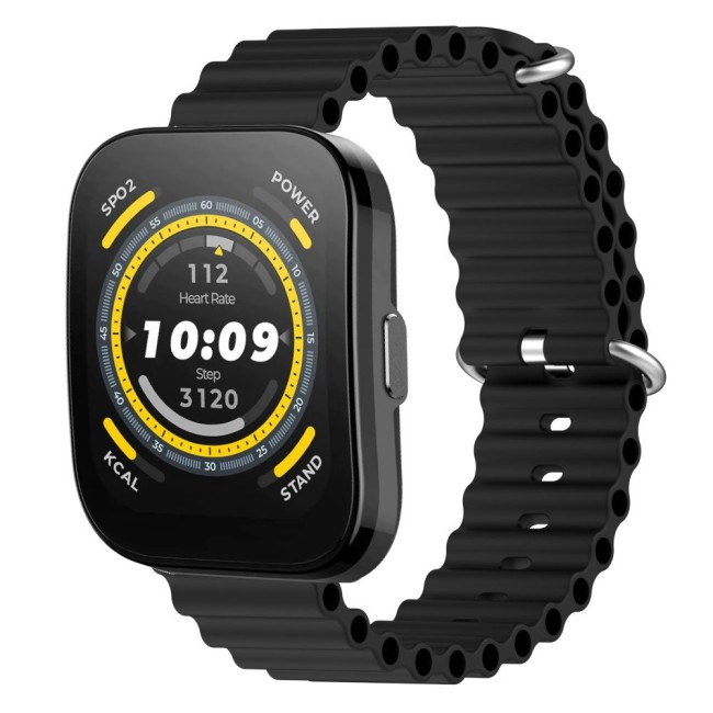 Estuyoya Correa silicona Ocean Amazfit Bip 5 negro