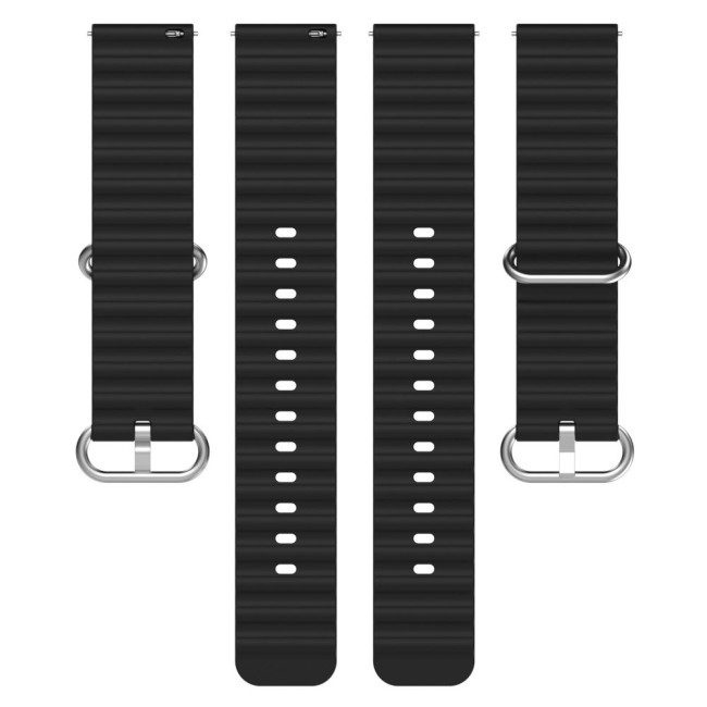 Estuyoya Correa silicona Ocean Amazfit Bip 5 negro