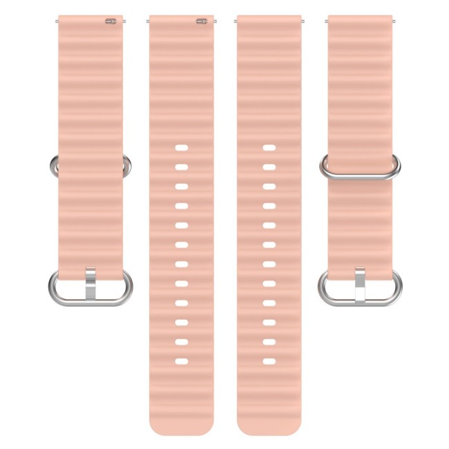 Estuyoya Correa silicona Ocean Amazfit Bip 5 rosa