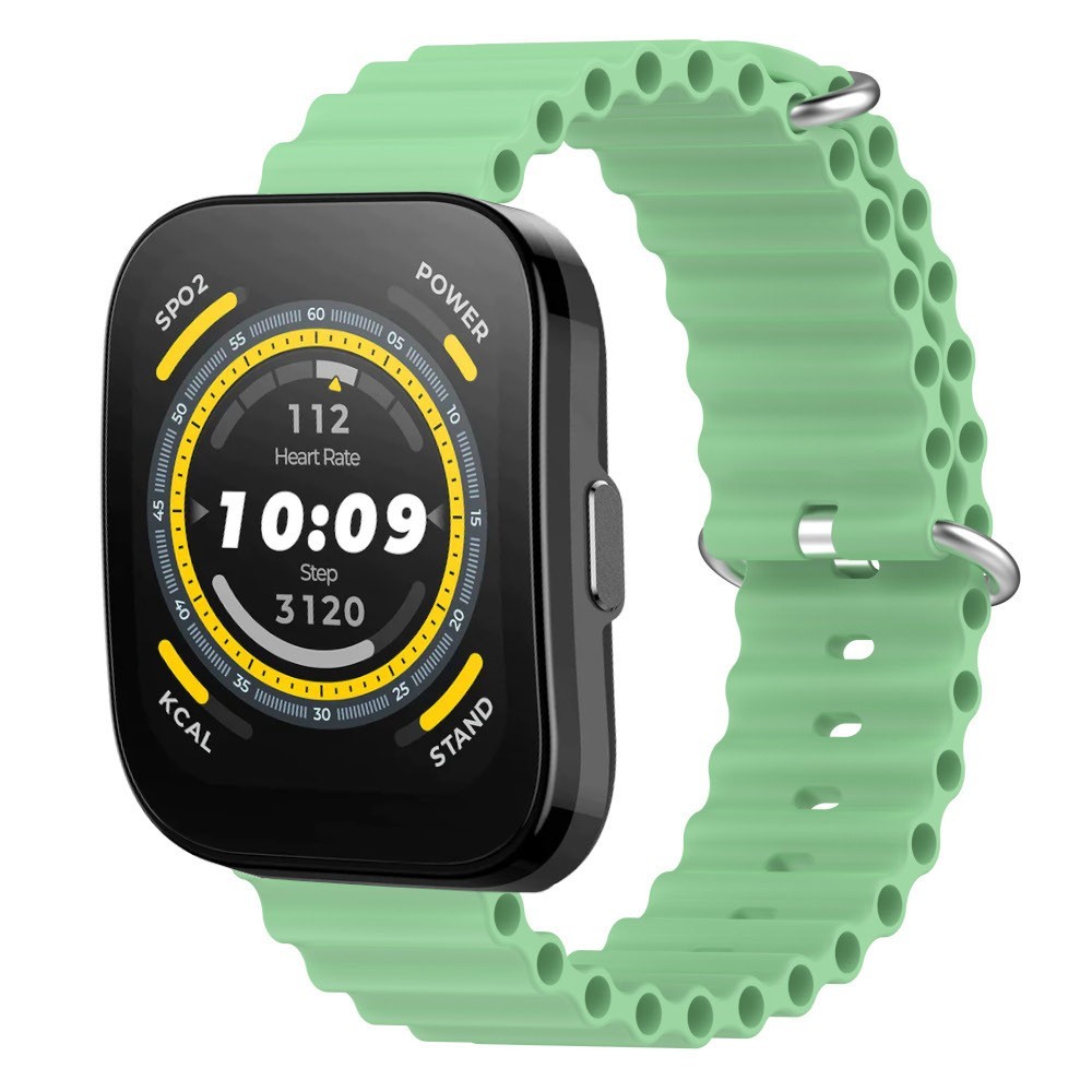 Estuyoya Correa silicona Ocean Amazfit Bip 5 verde claro