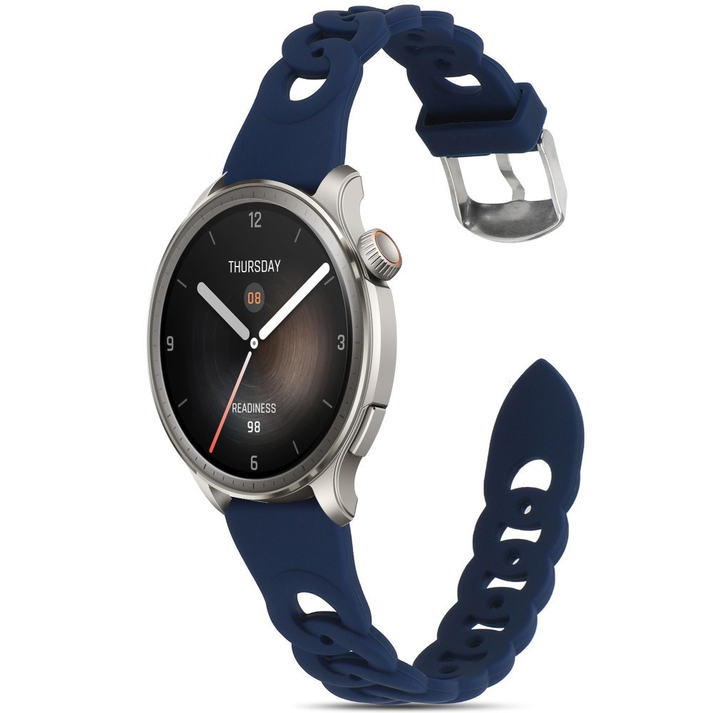 Estuyoya Correa silicona Diseño Cadena Amazfit Balance Azul Oscuro