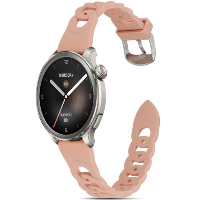 Estuyoya Correa silicona Diseño Cadena Amazfit Balance Rosa