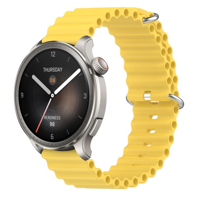 Estuyoya Correa silicona Ocean Amazfit Balance amarillo